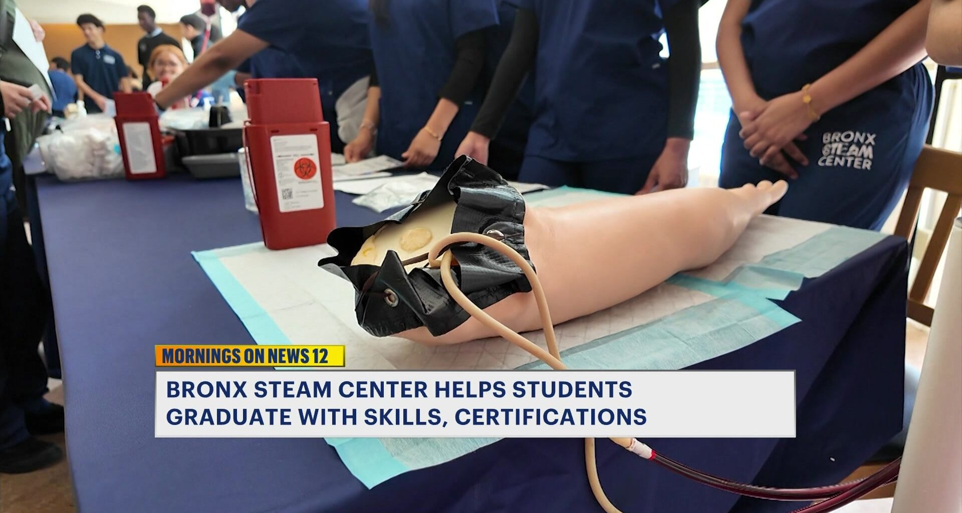 News 12 | Bronx | Bronx Steam Center Helps Students Graduate With Skills Certifications
