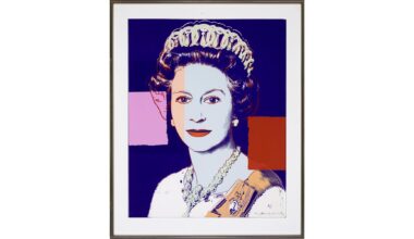 Andy Warhol’s Royal Portrait of Queen Elizabeth II to Go Under the Hammer