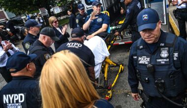 NYPD detective shot during Brooklyn standoff with gunman released from hospital with hero’s tribute