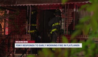 News 12 | Brooklyn | Early Morning Fire Damages Flatlands Home Family Escapes Safely