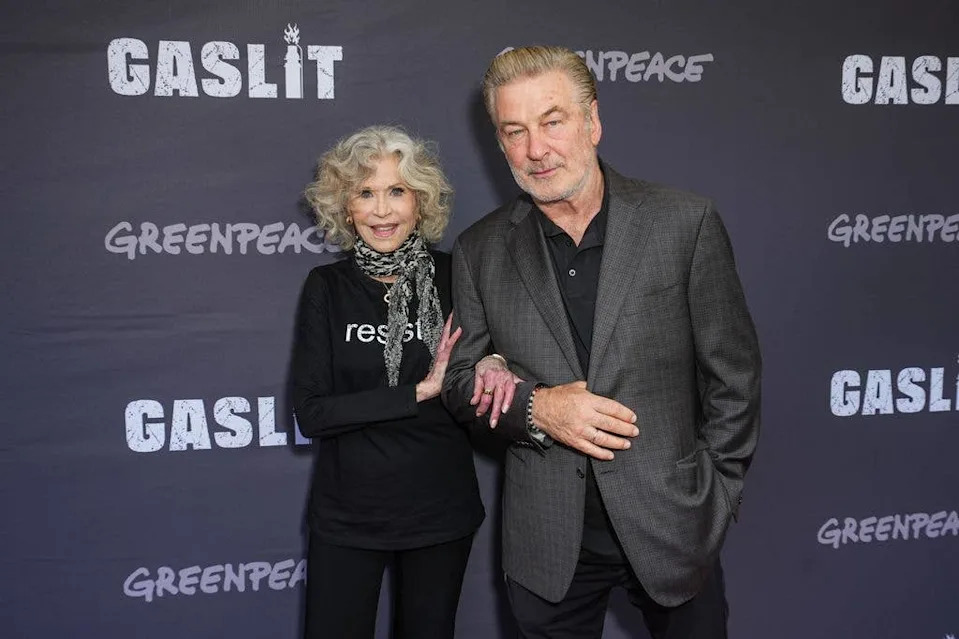Jane was joined by fellow stars including Alec Baldwin