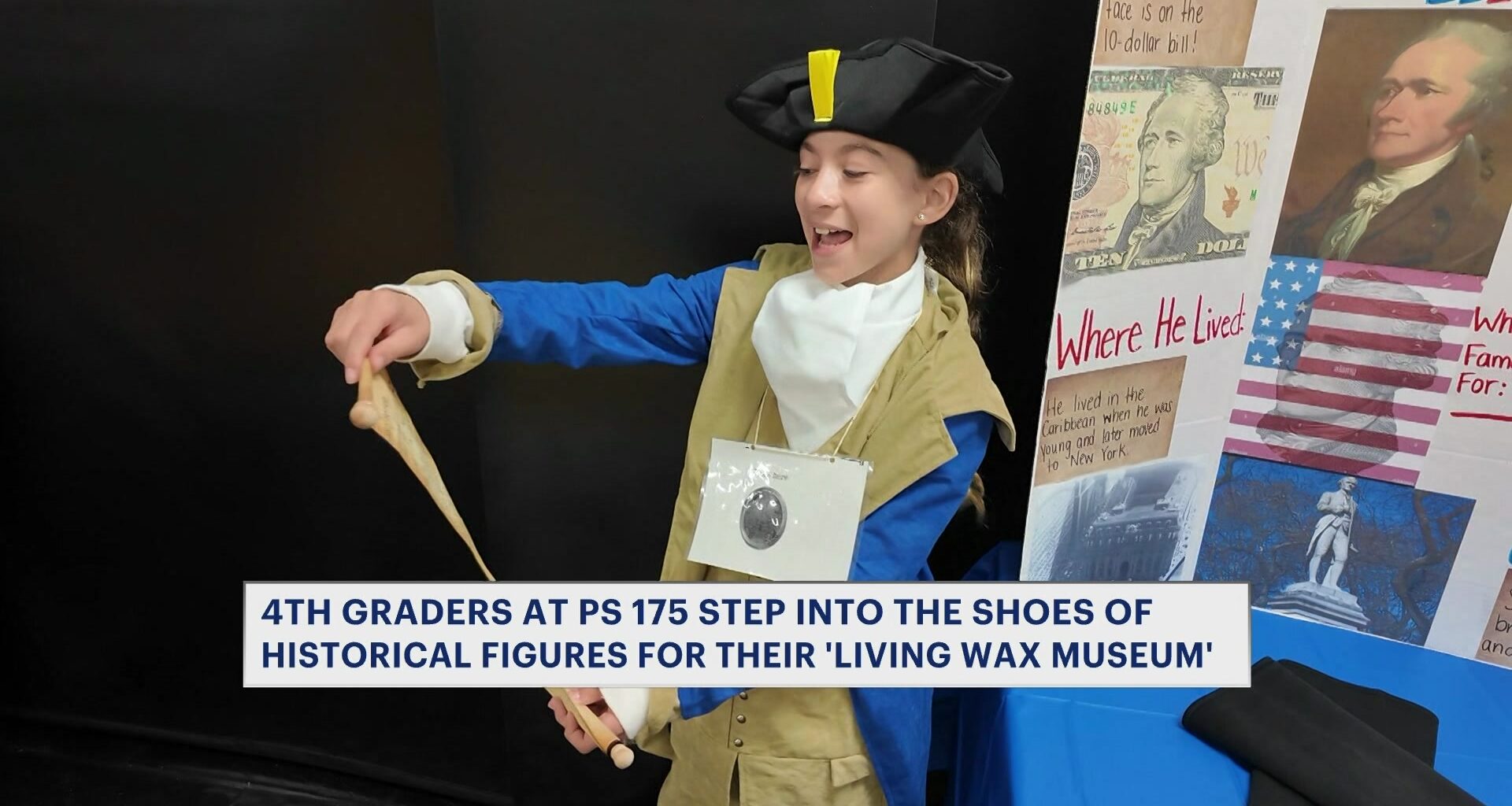 News 12 | Brooklyn | Students At Ps 175 Take Center Stage In Annual Living Wax Museum Event