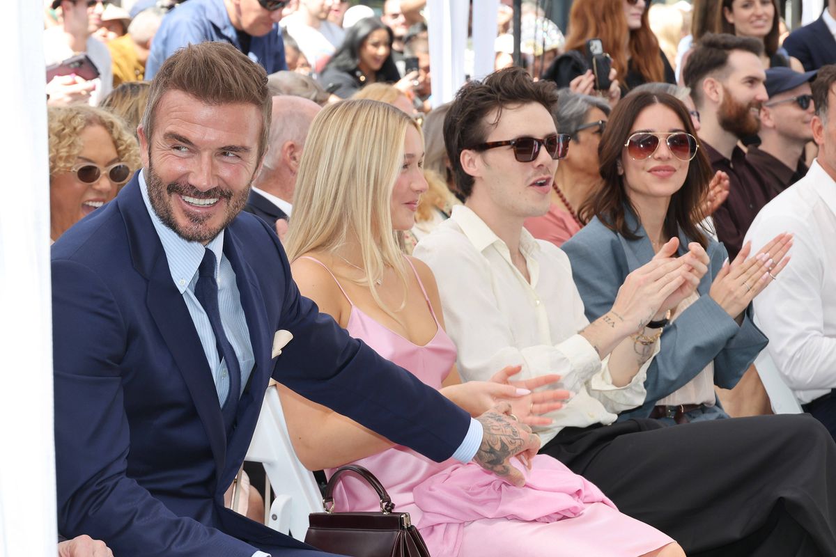 Harper's visit came just hours after she attended David Beckham's Hollywood Walk of Fame ceremony alongside Victoria, Romeo, and Cruz Beckham.