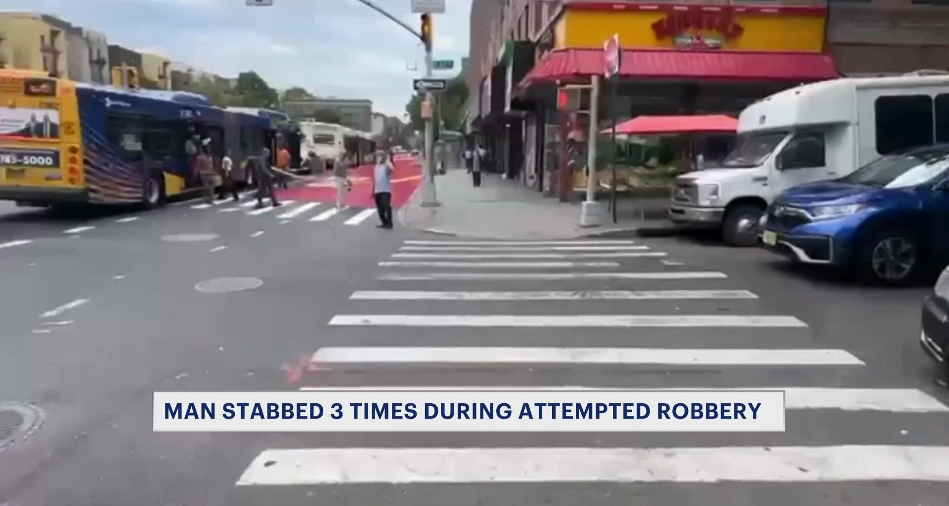 News 12 | Bronx | Man Stabbed After Attempted Robbery In The Bronx