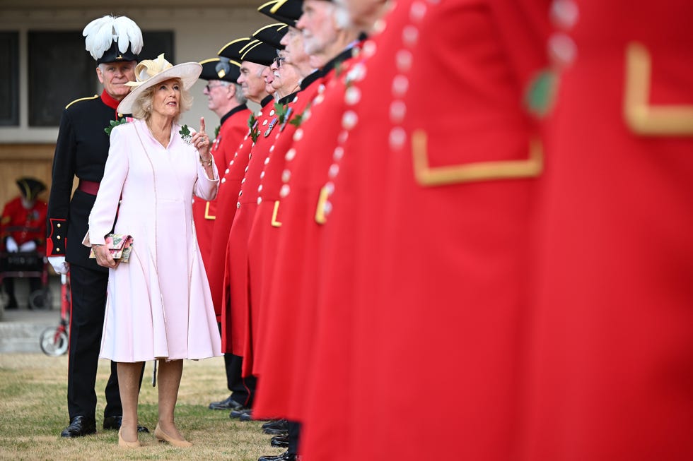 Queen Camilla Attends The 2026 Chelsea Pensioners Founder's Day