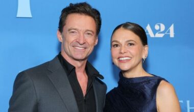 Hugh Jackman & GF Sutton Foster Attend NYC Movie Premiere Together