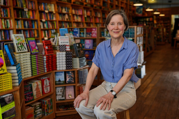Author Ann Patchett poses for a portrait at her bookstore in Nashville, Tenn., on April 22, 2026. Photo: George Walker IV/AP