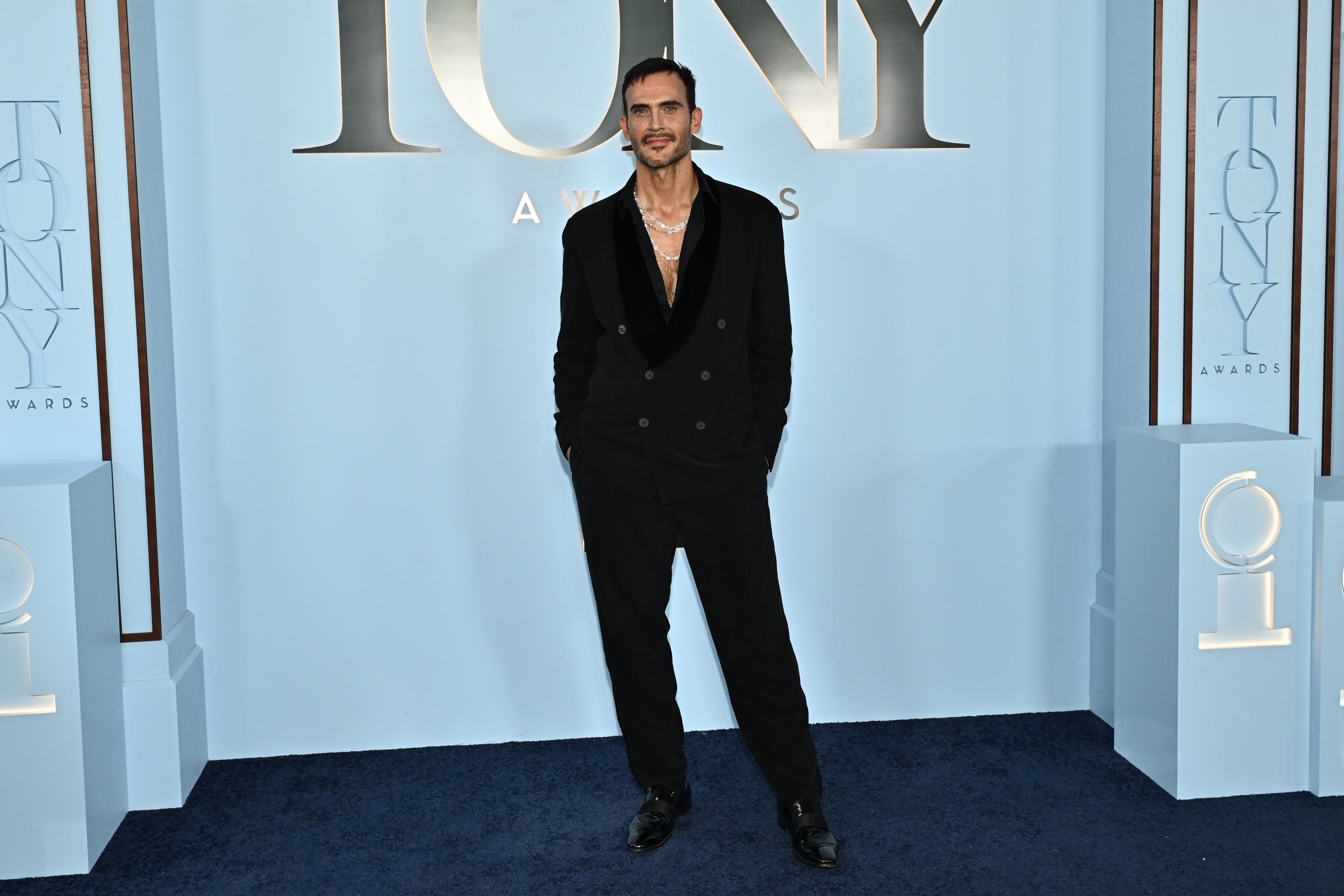 Cheyenne Jackson arrives at the 79th Tony Awards on Sunday, June 7, 2026, at Radio City Music Hall in New York. (Photo by Evan Agostini/Invision/AP)