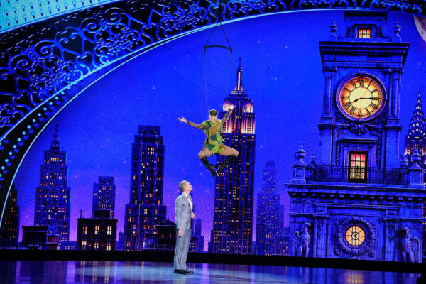 Neil Patrick Harris, left, and Host Pink perform during the 79th Tony Awards on Sunday, June 7, 2026, at Radio City Music Hall in New York. Photo: Charles Sykes/Invision/AP