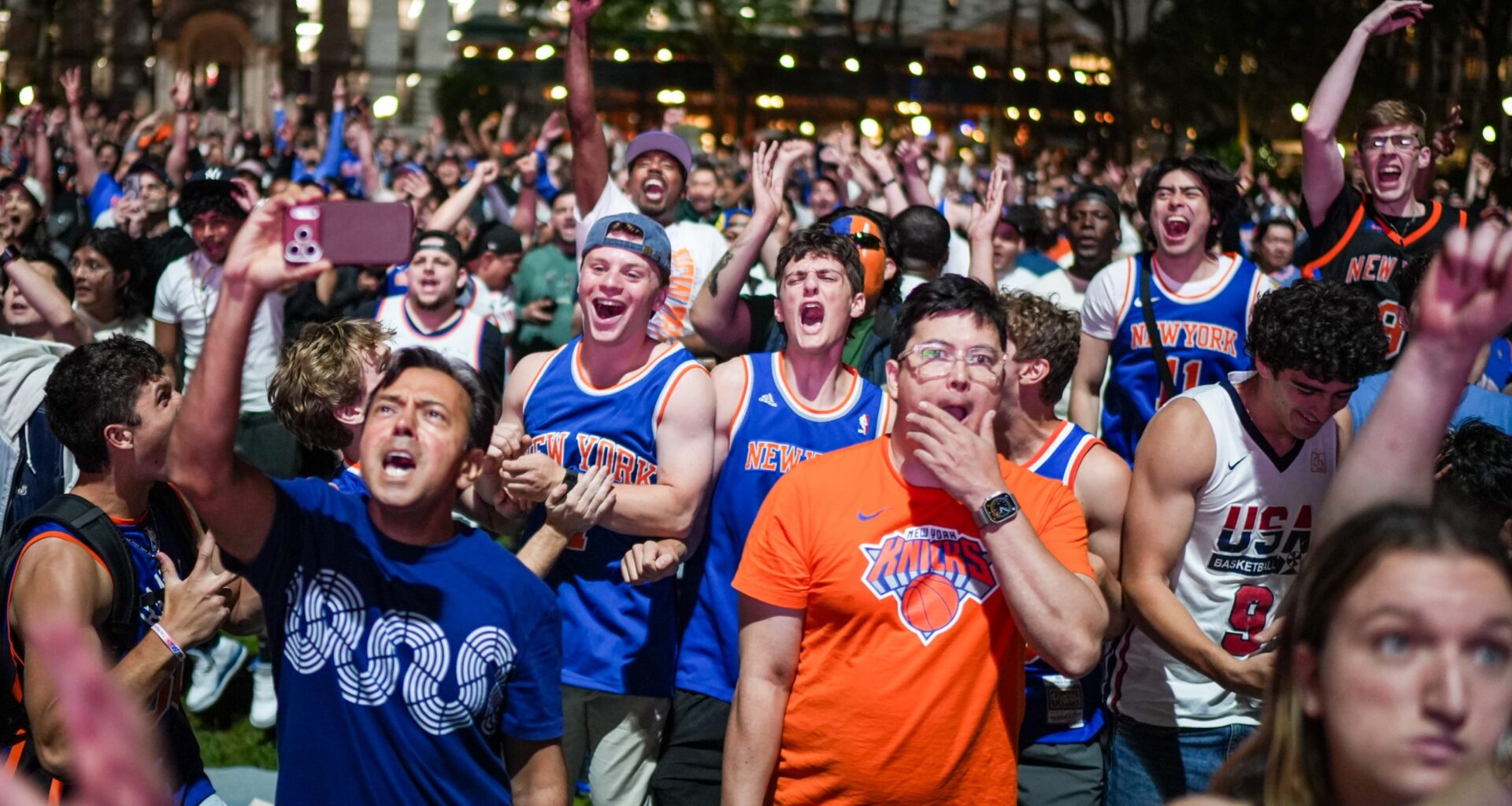 Knicks Fever Meets World Cup Excitement at New York Soccer Bars During NBA Finals