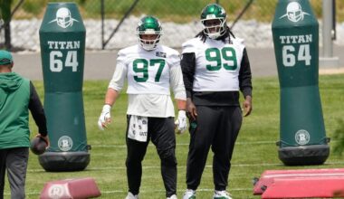 T’Vondre Sweat’s eye-opening presence and the 10 most interesting Jets post-minicamp
