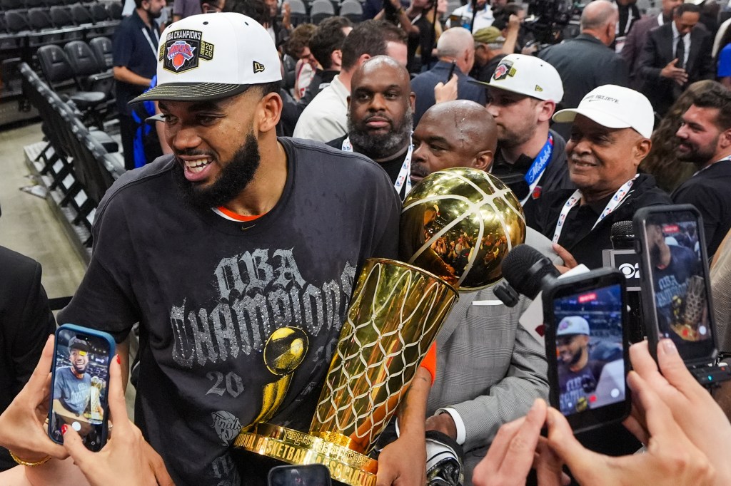Scenes from the aftermath of the Knicks' first title in 53 years
