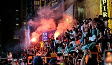 Eruption of Knicks mania in Manhattan includes 17-year-old getting shot on 42nd street