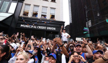 In the streets, Knicks fans made history theirs