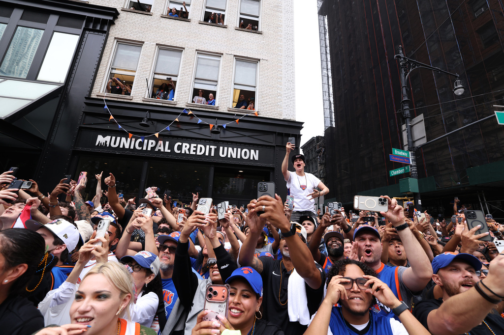 In the streets, Knicks fans made history theirs