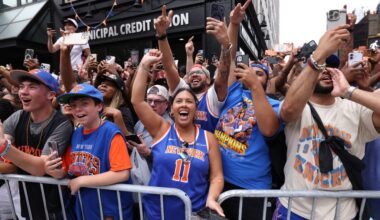 Photos: New York Knicks revel in their NBA victory parade – Chicago Tribune