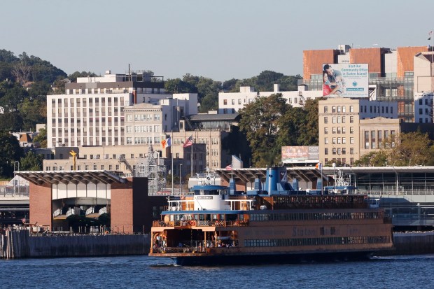 The Staten Island Ferry John F. Kennedy is pictured in 2016.
