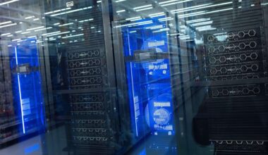 inside a working data center