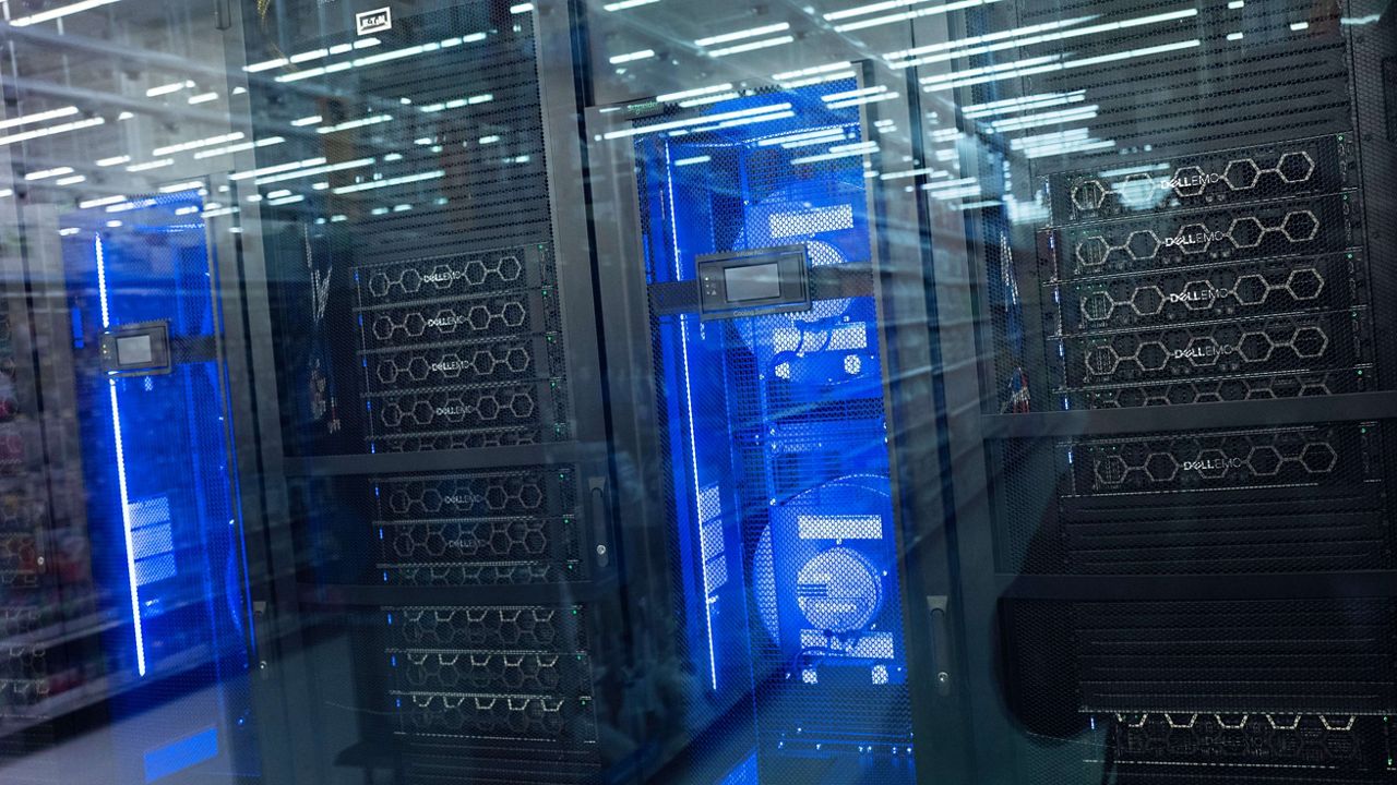 inside a working data center