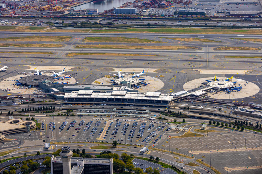 Aerial photo of Newark Liberty International Airport (EWR)