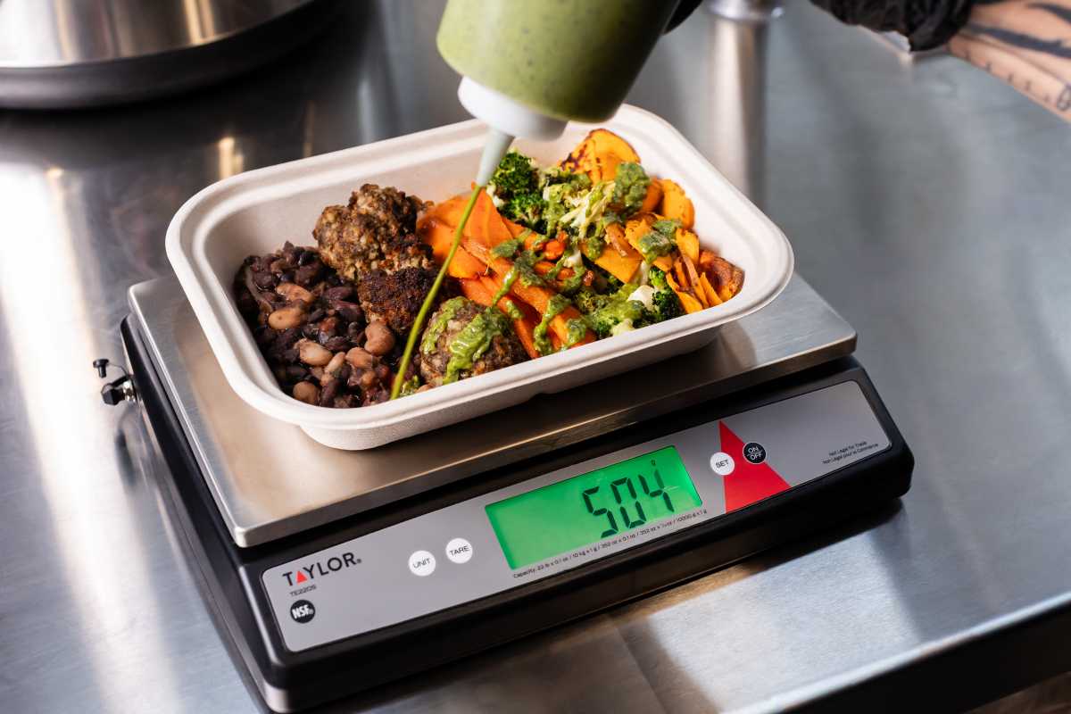 Matter weighs out your ingredients to meet your specifications.