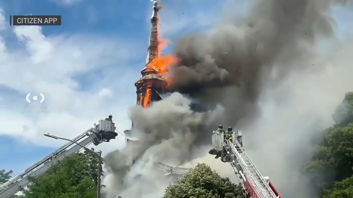 Fire breaks out at South Bushwick Reformed Church in Brooklyn – NBC New York