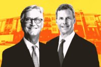 GrayCo chairman and CEO Lawrence L. Gray and TA Realty's James O. Buckingham with the NoDa Flats at 2509 North Davidson Street in Charlotte