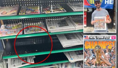 NY Post's front page becomes instant classic after Knicks' win