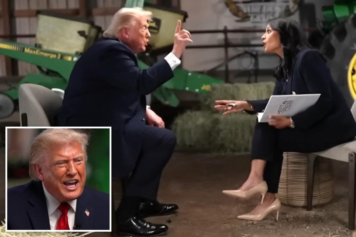 Trump stroms off 'Meet The Press' interview after fiery exchange with NBC's Kristen Welker over 2020 election
