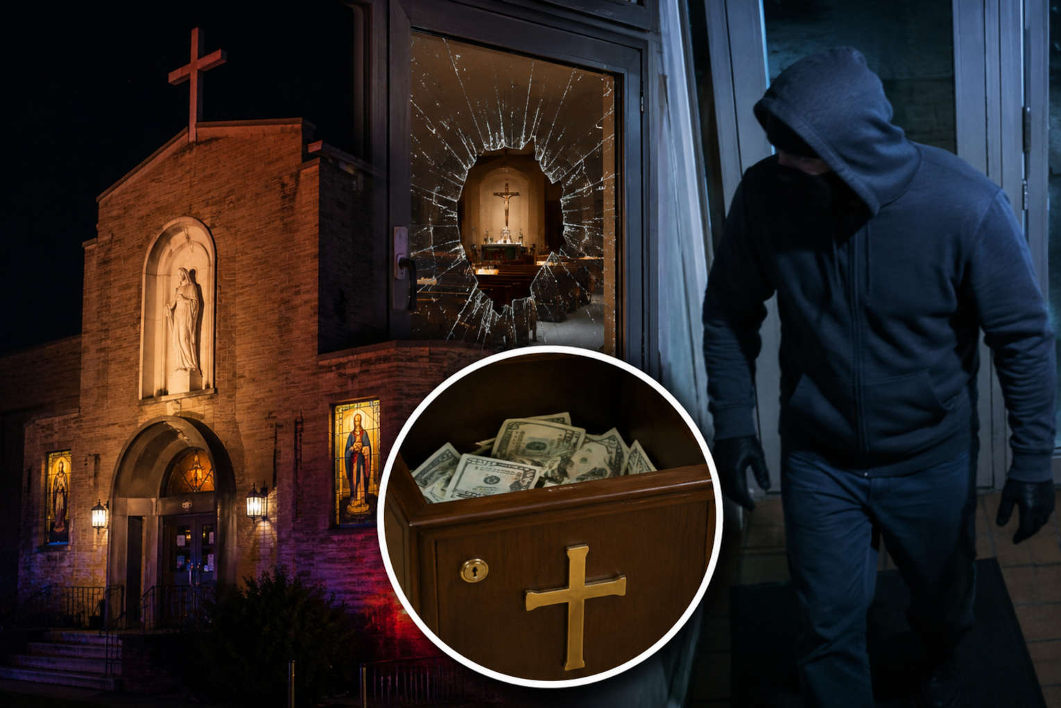 Thief Steals Church Offering Money, Causes Thousands in Damage at Bronx Church