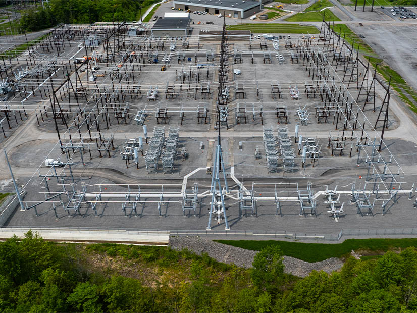 The new Smart Path Connect transmission line connects to a newly expanded 345-kV bay at NYPA's Clark Energy Center in Marcy, N.Y. The new Smart Path Connect transmission line connects to a newly expanded 345-kV bay at NYPA's Clark Energy Center in Marcy, N.Y.
