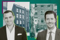 Serhant’s Ravi Kantha and Douglas Elliman’s Aran Scott with 96 Amity Street and 45 Douglass Street