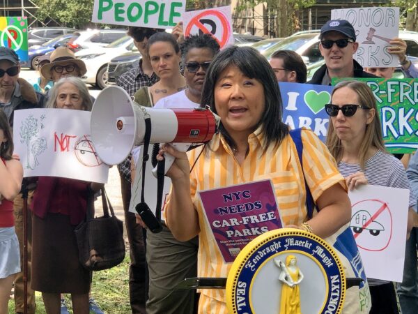Kathy Park-Price of New Yorkers for Parks. Photo: Mary Frost/Brooklyn Eagle