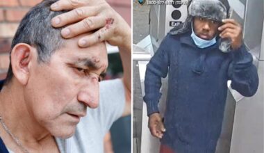 Recidivist maniac cuffed shoving painter Queens subway tracks