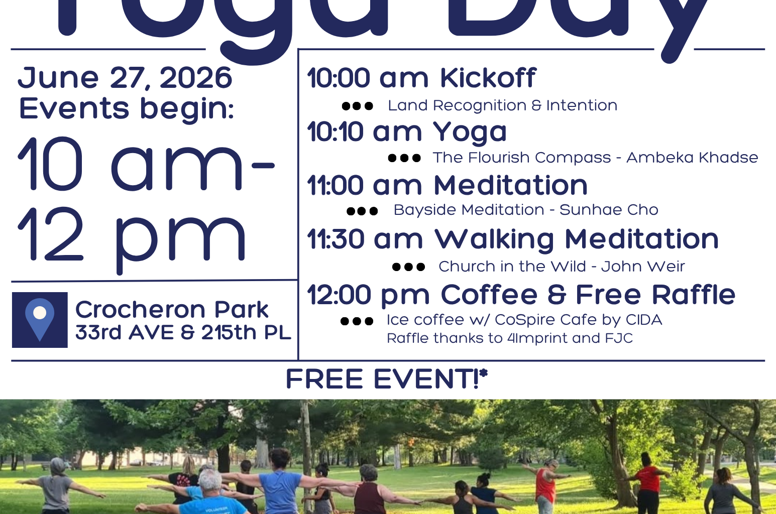 Yoga Day At Crocheron Park