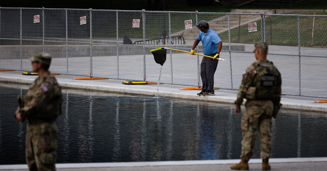 What to Know About Problems at the Reflecting Pool and Trump’s Claims of Vandalism