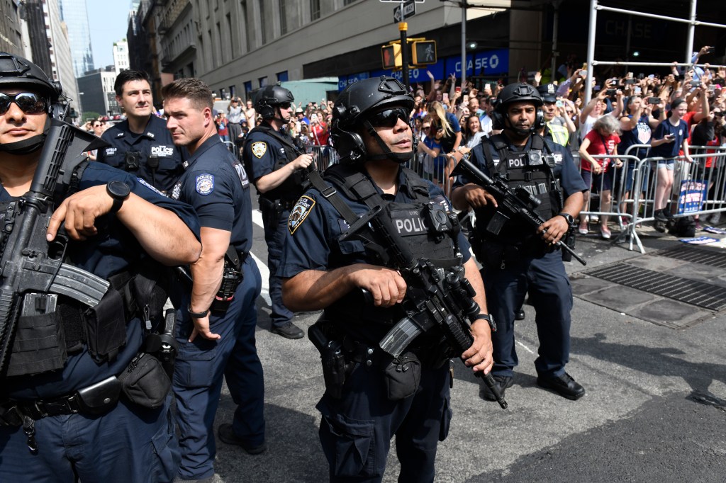 More than 10,000 cops will protect Knicks ticker-tape parade in lower Manhattan
