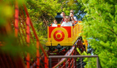 News 12 | Brooklyn | Six Flags Restores Historic Runaway Train Roller Coaster To Classic Look