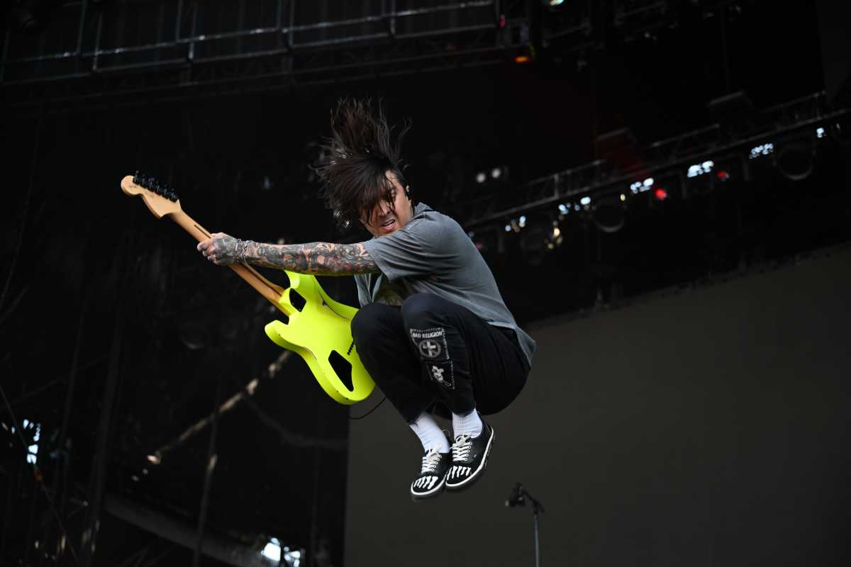 Pierce the Veil performs at Gov Ball 2026.