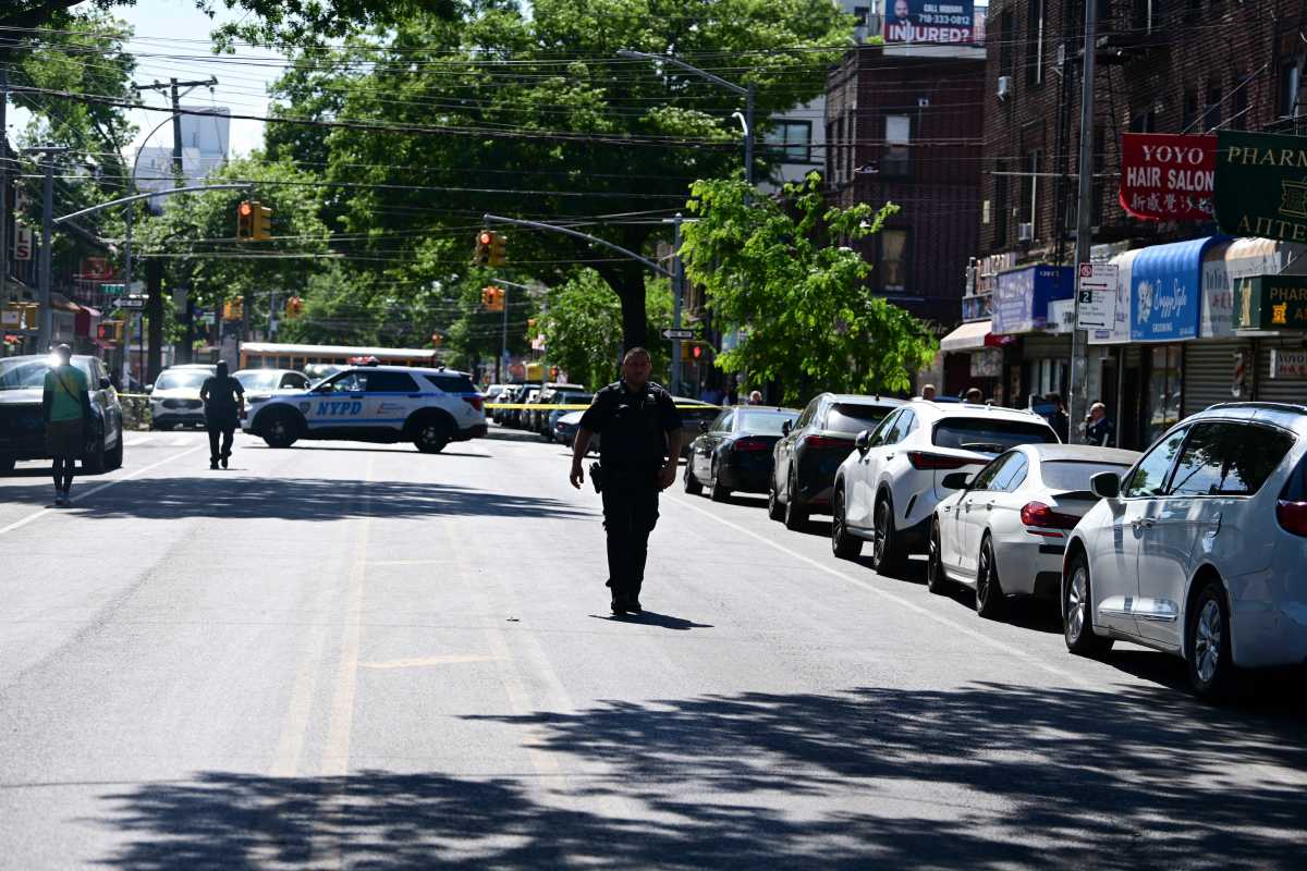 The NYPD is investigating a shooting that left a man injured in Brooklyn.