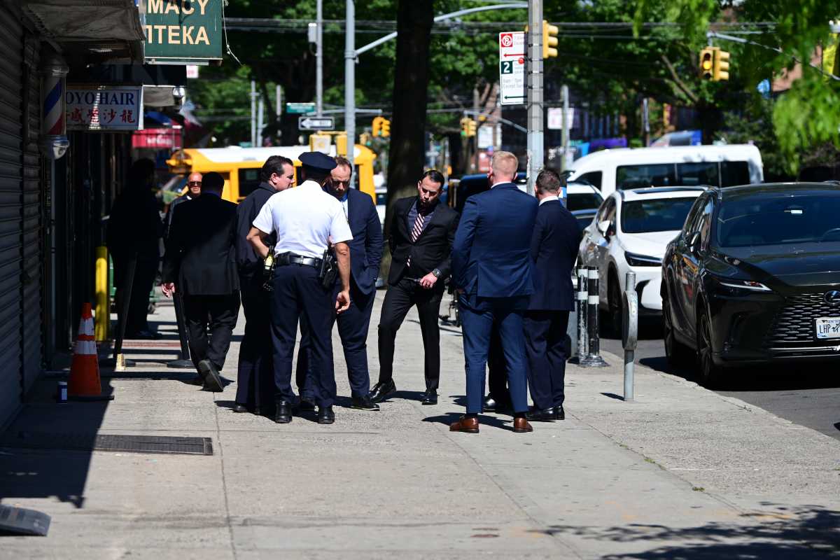 The NYPD is investigating a shooting that left a man injured in Brooklyn.
