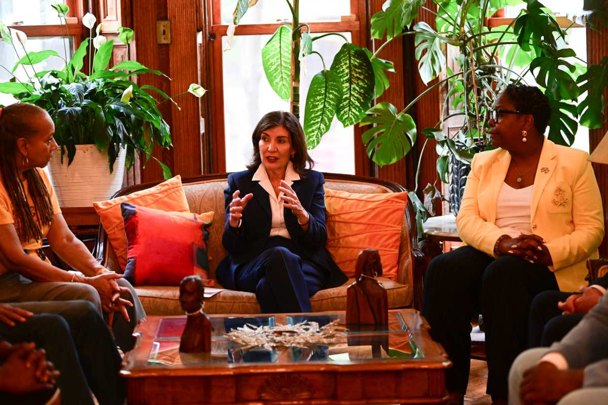 Hochul touts deed theft crackdown in Brooklyn, but eviction pause remains elusive