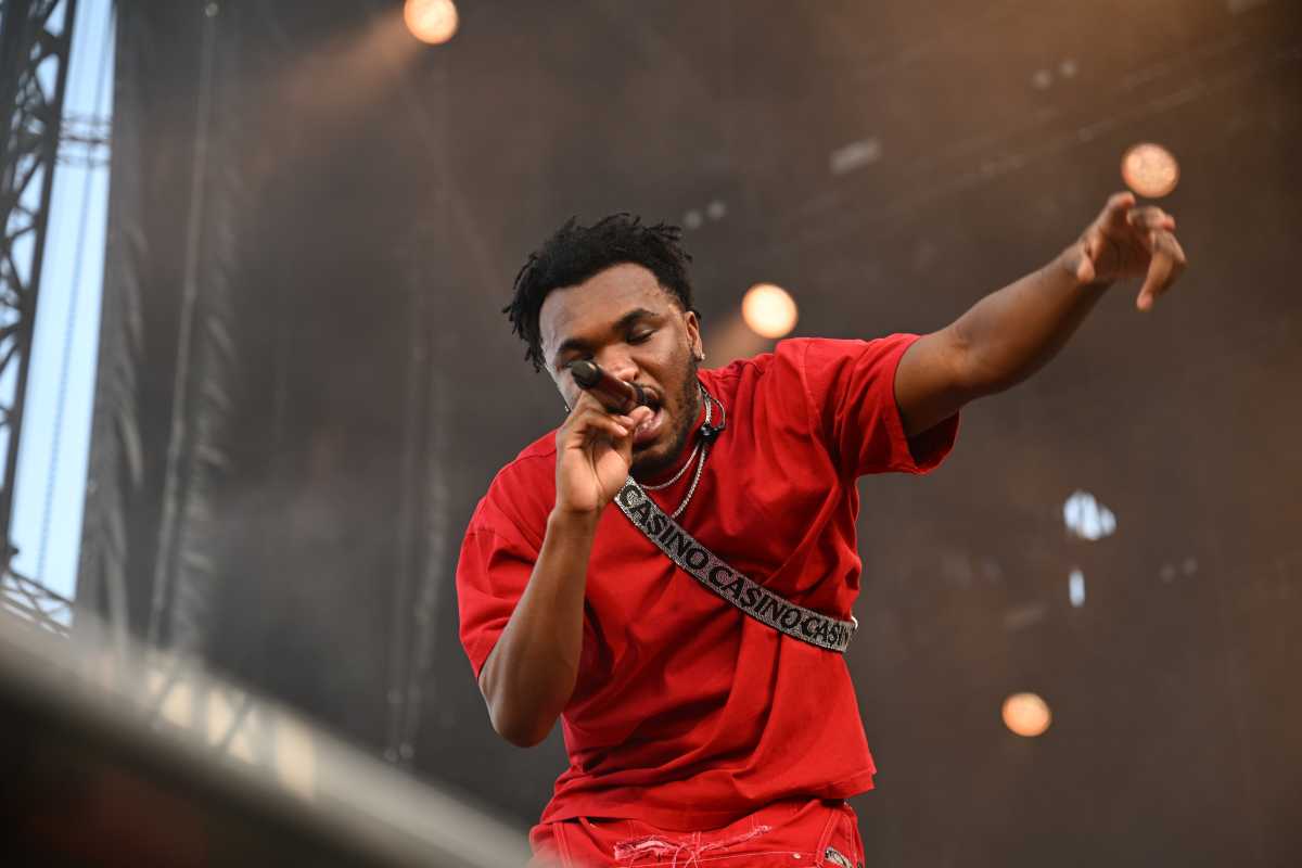 Baby Keem performs at Gov Ball.