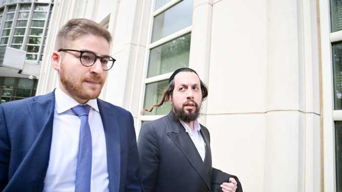 Right, Brooklyn real estate businessman Sam Sprei was arrested for fraud on May 13.