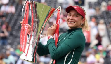 Inspired Donna Vekić defeats Emma Raducanu to win Queen’s title as lucky loser