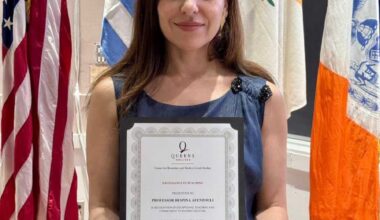 Bronx resident and Queens College professor receives Excellence in Teaching Award during 2026 graduation and student awards ceremony – Bronx Times