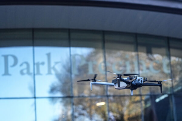 Former Mayor Eric Adams introduced the “Drone as First Responder” program in November 2024. One of the ten original drones is shown here. Photo: Michael Appleton/Mayoral Photography Office