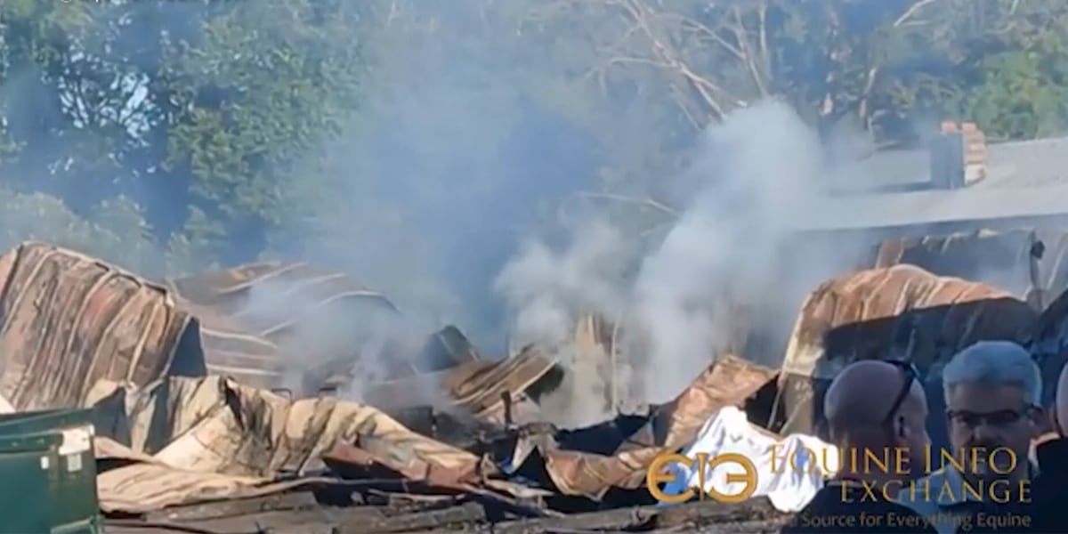 17 horses die in Northern New York barn fire