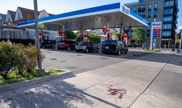 O'Shae Sibley was fatally stabbed in the torso next to a Mobil gas station on Coney Island Ave. on July 29, 2023. 