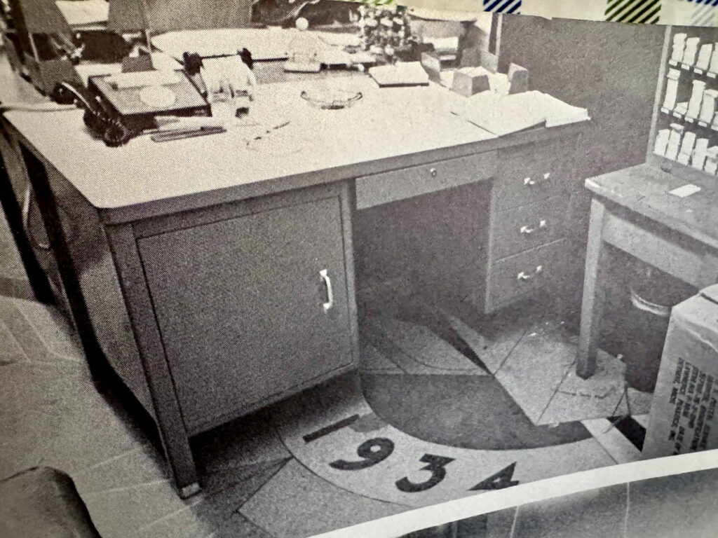 EWR Eagle Terrazzo Floor 1934 Metropolitan Airport News